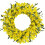 Gul Forsythia dørkrans 22 tommer 1