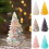 Crystal Christmas Ornament Resin Mini Tree Yellow 1