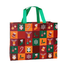 pezzi Borse natalizie in tessuto non tessuto, Borse regalo natalizie, Borse tote, Borse tridimensionali stampate a caldo, Borse per la spesa