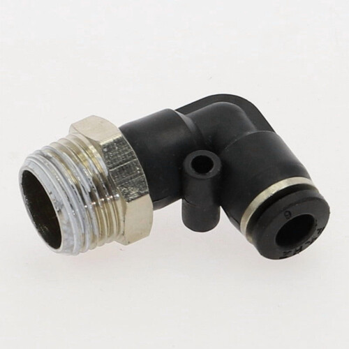 PL Elbow Pneumatic Fitting BSP Male Thread L Shape 1 Piece 2