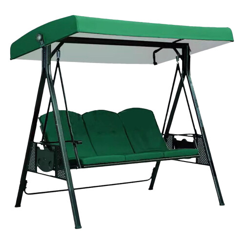 Toldo ajustable para columpio de patio de 3 plazas 2