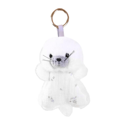 Plüsch-Seehund-Schlüsselanhänger, weicher Plüsch-Charm (1 Stück)