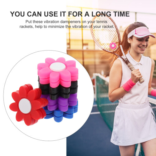 Vibrationsdæmper til tennisketcher – kronbladsformet, 2