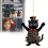 Décoration de Noël chat en acrylique, design mignon, 1 pièce 1