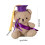 Graduation Bear Stuffed Toy Cute Design 1 Piece 3