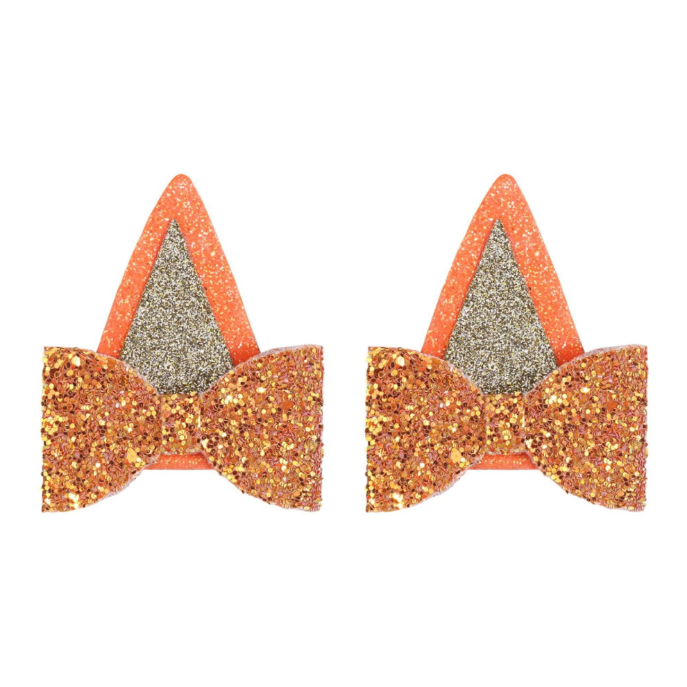 Unisex Blue Sunxin Glitter Dog Ear Hair Clips For Kids Â Birthday Party Decor, Compatible With Kids' Hair Accessories