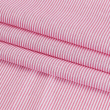 Tissu à rayures tissées rose 2 yards