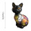 Veilleuse chat mosaïque multicolore en vitrail 2