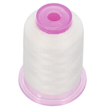 Vattenlöslig vit broderitråd 500 meter