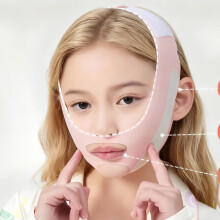 Anti-Snoring Chin Strap Adjustable Breathable Pink