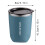 Εκπτώσεις! Homng Blue1Pc Cup, Θερμικό Κύπελλο Καφέ από Ανοξείδωτο Ατσάλι 300Ml με Μονωτική 3