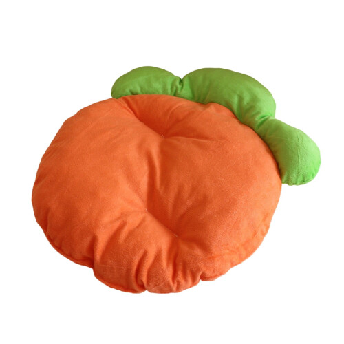Cama de pelúcia macia em formato de cenoura para gatos, 30 cm (12 polegadas)