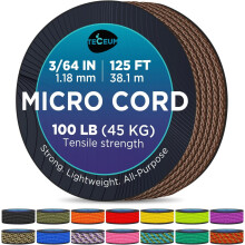 Micro Paracord 1,18 mm  125 piedi, colore marrone rame