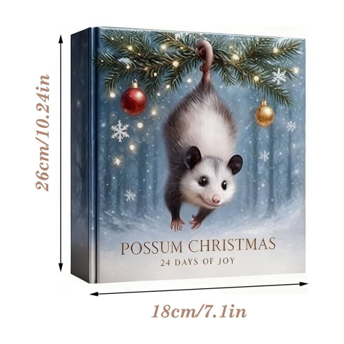Χριστουγεννιάτικο Ημερολόγιο Advent Possum - Συλλεκτικό Σετ Γούρι 24 Τεμαχίων για 2