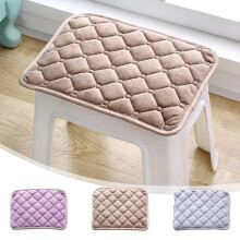 Coussin de tabouret rectangulaire en peluche antidérapante (1 pièce)