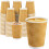 Pahare de cafea, 12 oz, izolate, cu perete ondulat, pachet de 150 1