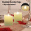 Conjunto de 6 velas de LED sem chama, brancas ou branco quente. 6