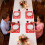 Red Lace Table Runner and Placemat Set 2