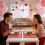 Red Lace Table Runner and Placemat Set 4