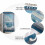 Ocean Wave Shower Curtain 60 x 72 in Polyester Washable 3