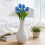 Artificial Tulip Bouquet Baby Blue 6 pcs 8