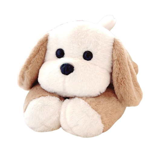 Brinquedo de pelúcia de cachorro, almofada macia, presente de Natal