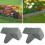 Plastic Garden Lawn Border Edging Cobbled Stone Effect 20 1