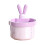 Bunny Ears Kitchen Sink Strainer – Automatic Draining, Purple, Durable | Compatible with Garbage Disposal, Home, Dorm, RV 2