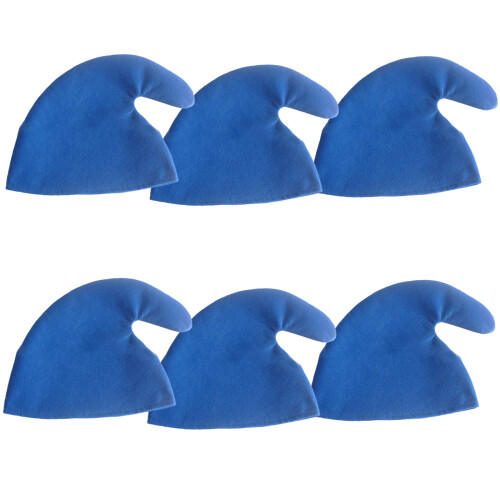 Ensemble de 6 chapeaux de lutin de Noël colorés, faits main