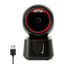 1D 2D QR Kabelgebundener Barcodescanner Automatischer Sensorleser USB-Desktop-Barcodeleser