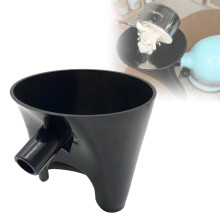 Flour Funnel for 4.5-5 Qt Tilt-Head Mixers Black