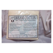 Cotton Quilting Batting Twin Size 93x72 in Natural Thin Loft