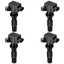 Conjunto de bobinas de ignição e velas de ignição de irídio para Mazda