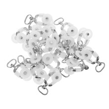 Système de rails coulissants pour portes de placard, 20 pièces