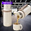 600ml Stainless Steel Vacuum Flask with Carry Strap 1