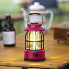 Retro campinglykt COB 400 lumen batteridrevet