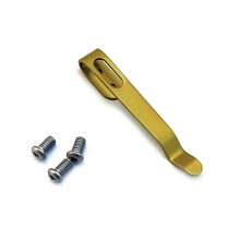 Clip de bolsillo de acero inoxidable con 3 tornillos