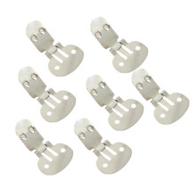 Clips planos de acero inoxidable para zapatos (100 unidades)