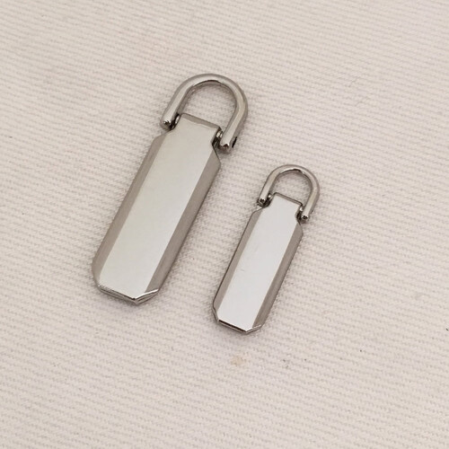 1Set Repair Pull Tabs Silver Zipper Sliders Practical Replacement for Backpacks and Jackets 1
