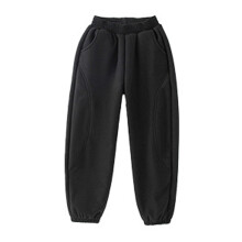 Warm Lined Kids Joggers, Thermal Winter Pants for Boys & Girls, Soft Cozy Playwear, Thickened Casual Trousers, Compatible with 18-24M