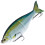 Isca artificial articulada S-Glide de 17,8 cm e 82 g. 1