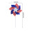 American Flag Pinwheels Outdoor Yard Decor Pack of1 3