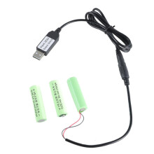 Adaptador USB a eliminador de pilas AA de 4,5 V para juguetes (sustituye a 3 pilas AA)