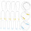 Roller Clips for Hair J-Shaped 24Pcs 2.54In 4