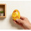 Easter Egg Squishy Fidget Legetøj 1,5 tommer Marmoreret Orange 1