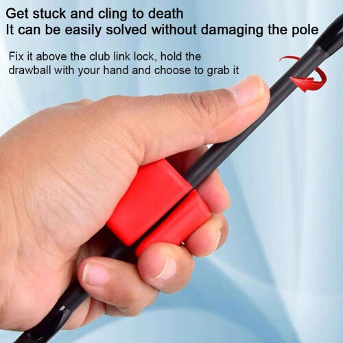 Arnês multifuncional de silicone para vara de pesca, elástico anticolisão, modelo M5. 1