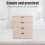 Stackable Plastic Drawer Organizer for Cosmetics and Office Supplies Desktop Use 3