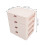 Stackable Plastic Drawer Organizer for Cosmetics and Office Supplies Desktop Use 5