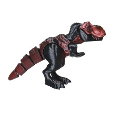Ornement dinosaure T-Rex imprimé en 3D noir (1 pièce)