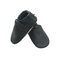 Leren mocassins, babyschoenen met zachte zolen, eerste loopschoentjes voor baby's van 0-24 maanden, prewalkerschoenen.